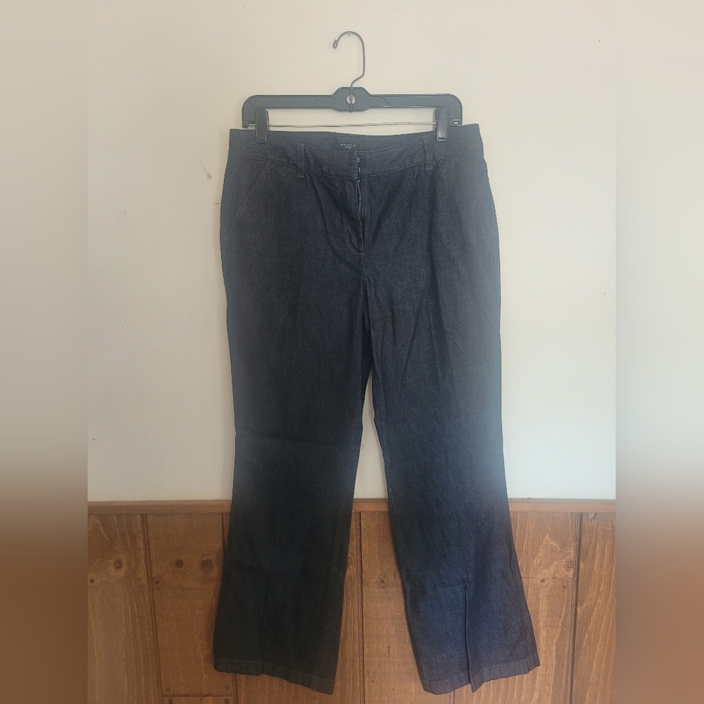 🟣 NWT Ann Taylor Petite Curvy Jeans Size 10P Clearance
